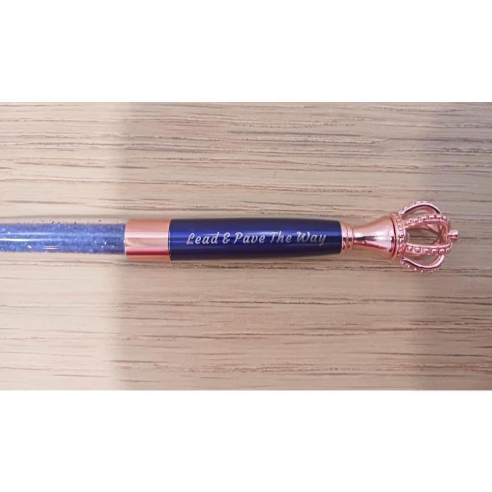 Positivity Quote Pen In Blue - Picture 2 of 5